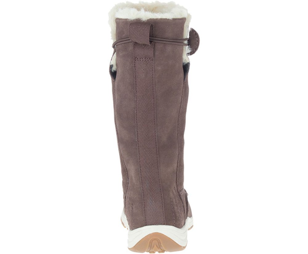 Botas Senhora - Merrell Approach Sage Tall Polar Waterproof - Marrom - RHI869231